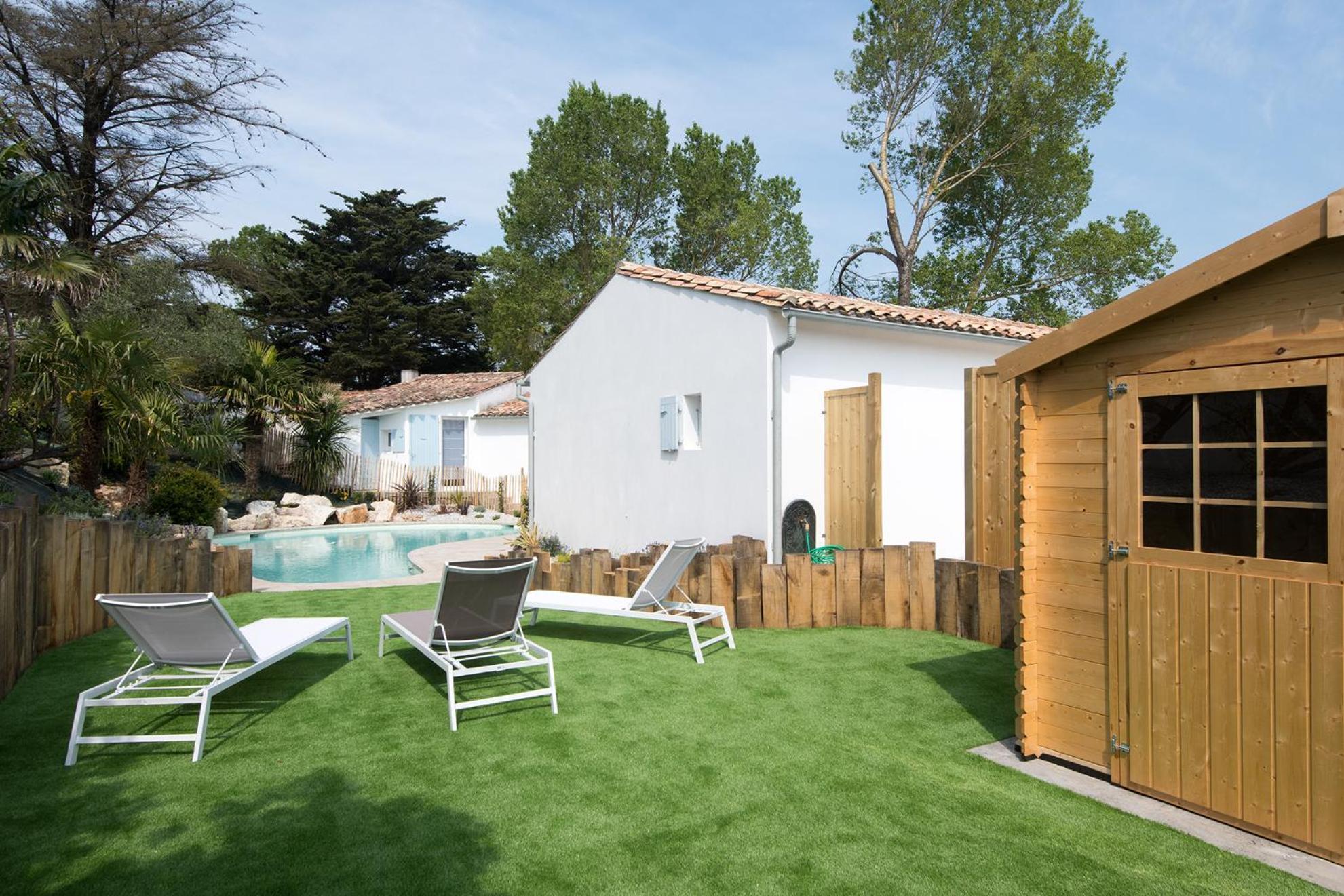 Tres Belle Villa Avec Piscine Le Bois-Plage-en-Re Exterior photo